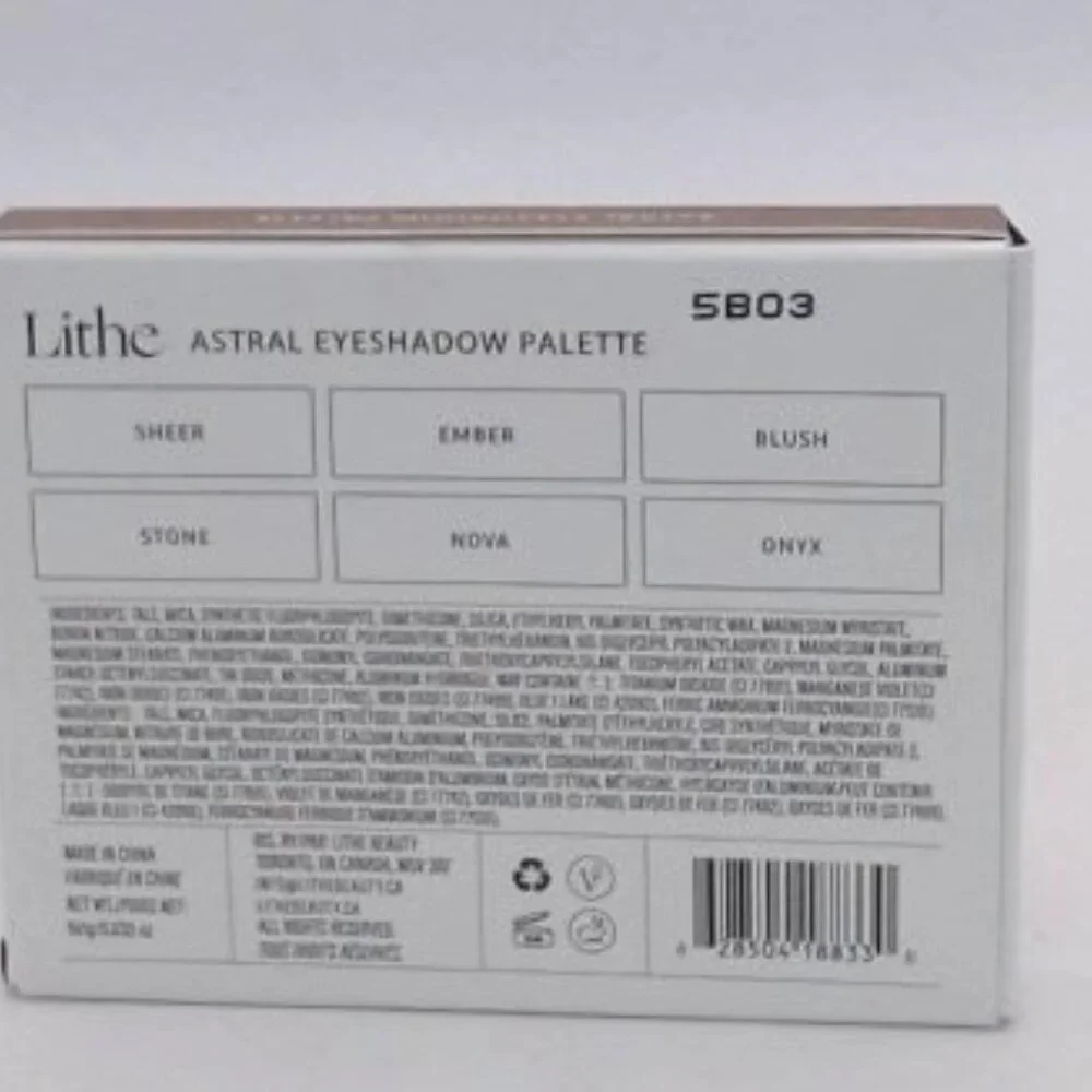 LIthe Astral - Eyeshadow Palette, 6 Colors, BRAND NEW‎ IN BOX